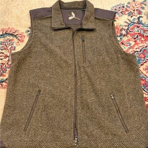 Orvis Brown Herringbone Men's Vest
